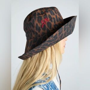 Damson Madder Leopard Print Sunhat